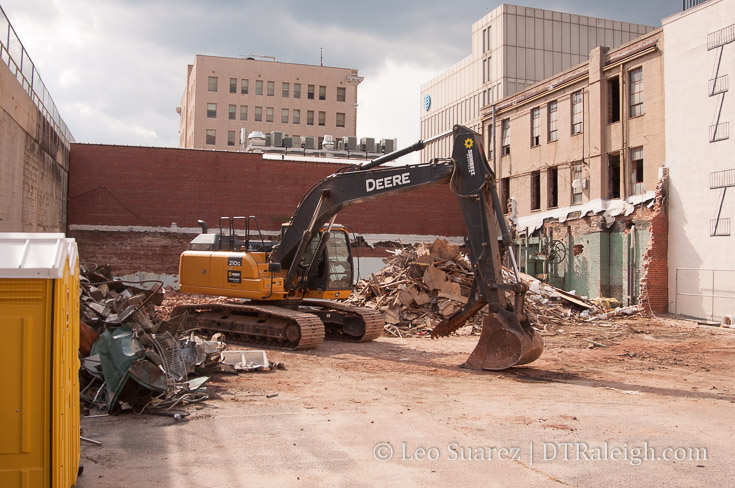 107 West Hargett demolition. September 2018.