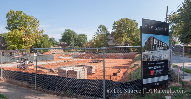 Construction underway at The Saint