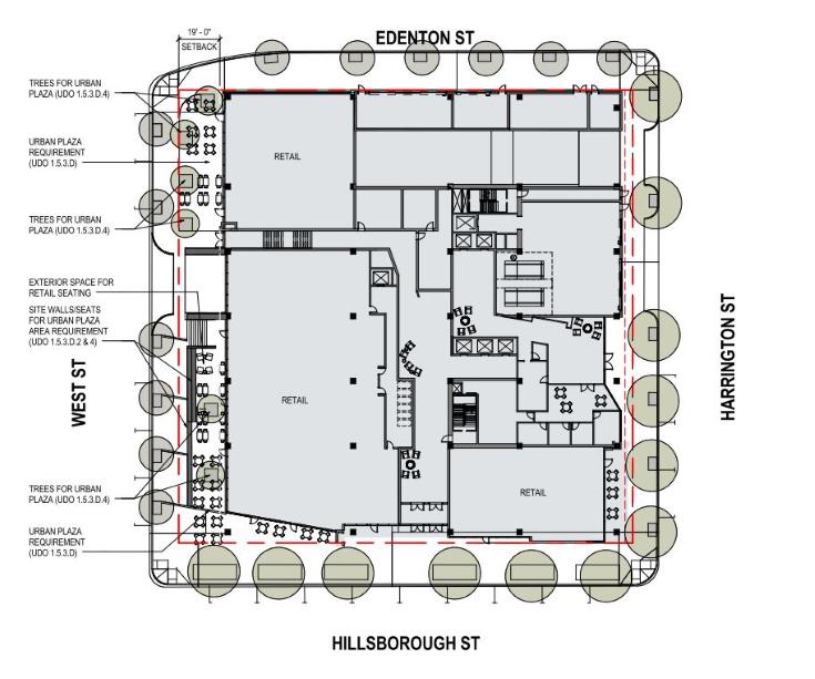 floorplan of 400 Hillsborough from AAD-009-17