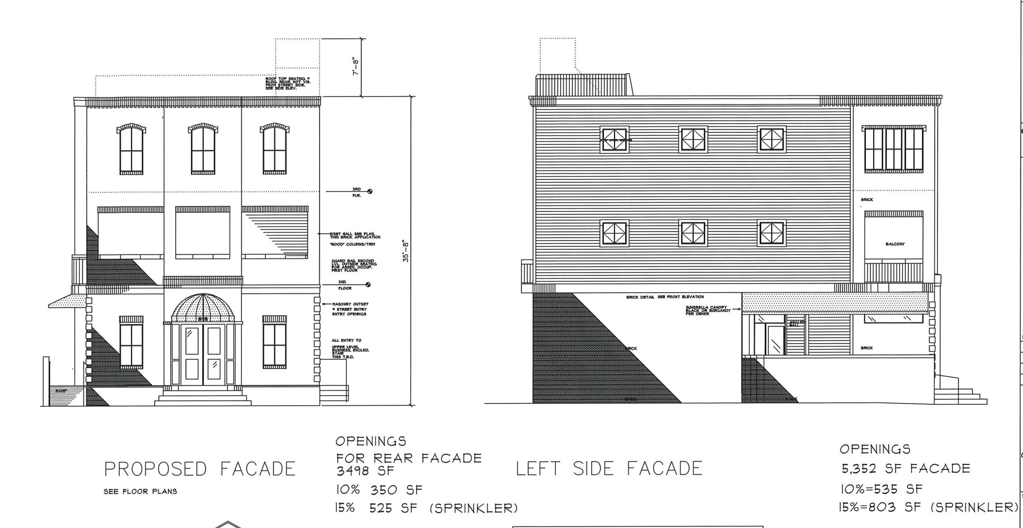 Site plan for the proposed 510 South Person building