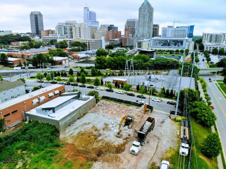 Drone photo of The Fairweather site. August 2018. Photo by xtremetoonz on Instagram