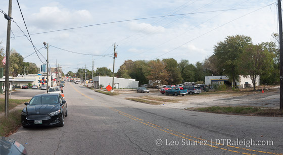 Looking East on West South Street.