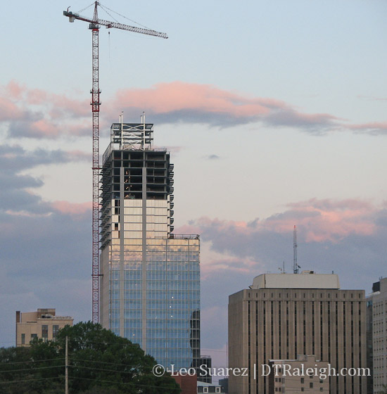 Construction of then RBC Plaza