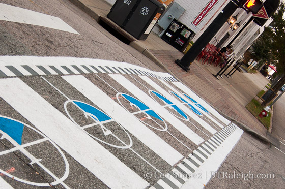 Crosswalk at Glenwood and Jones Street