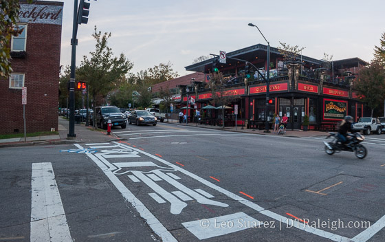 Crosswalk at Glenwood and North Street