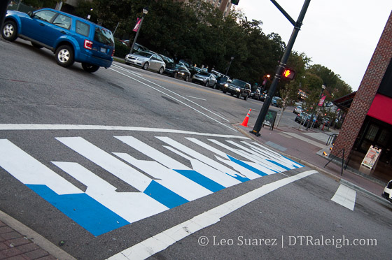 Crosswalk at Glenwood and Tucker Street