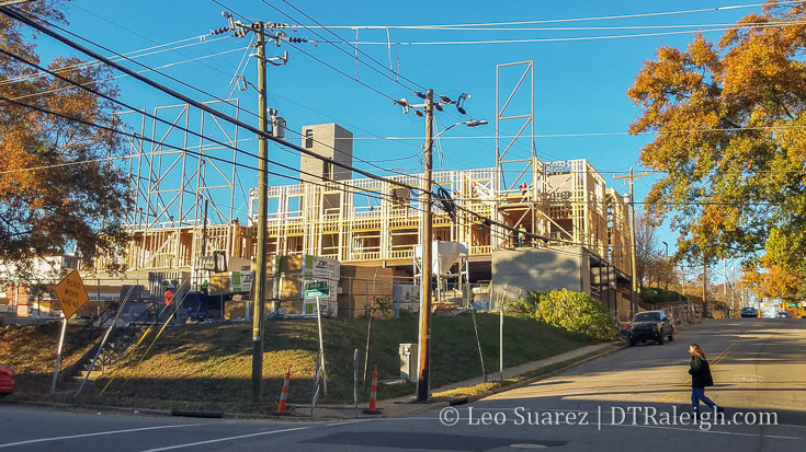 Boylan Flats construction site, November 2017