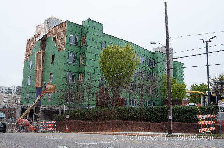 Boylan Flats under construction. March 2018.