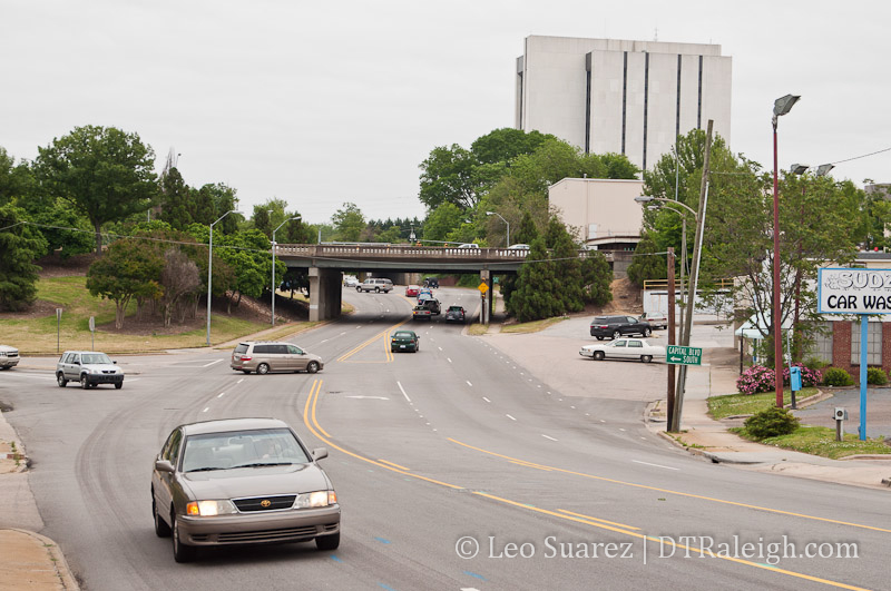 Peace Street interchange with Capital Boulevard