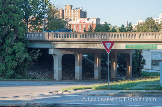 Capital Boulevard going over Peace Street