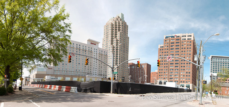 Corner of Lenoir and Wilmington Streets