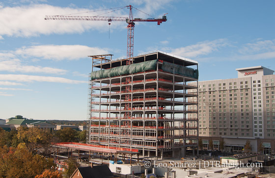 Charter Square construction site November 2014