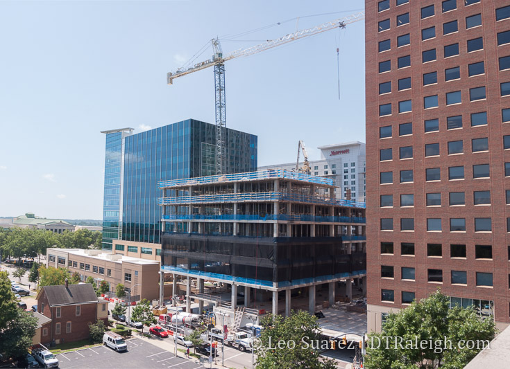 FNB Tower construction. August 2018.