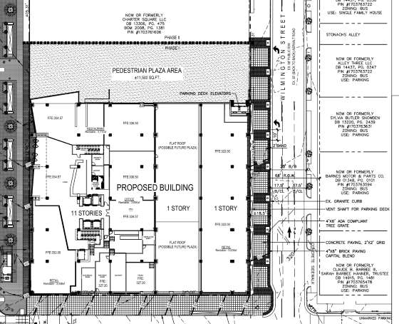 Charter Square site plan 2013