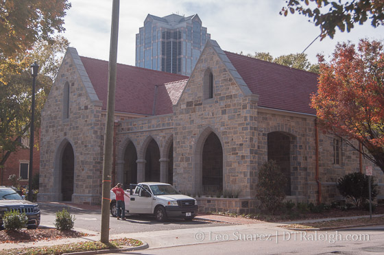 Christ Church along Edenton Street.