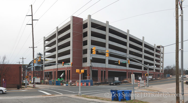 Citrix parking deck under construction