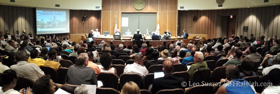 Raleigh City Council chambers