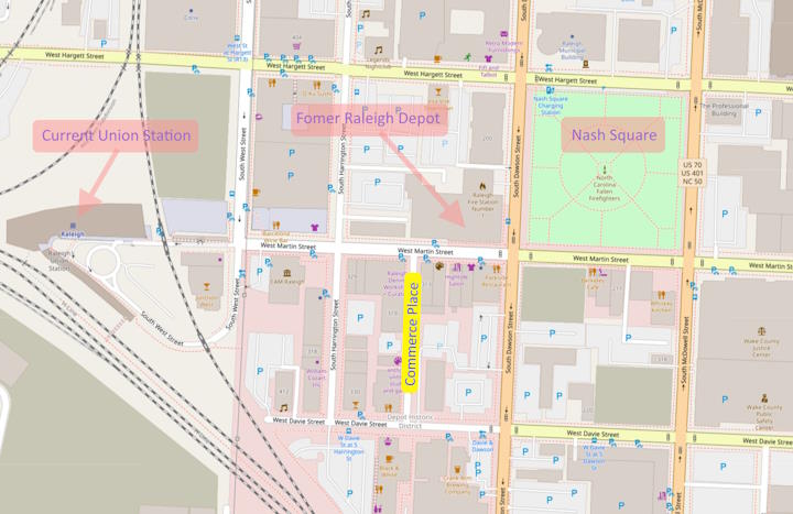 screenshot of warehoue district map