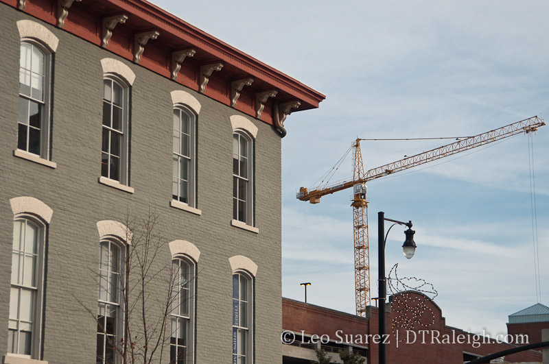 Crane in downtown Raleigh