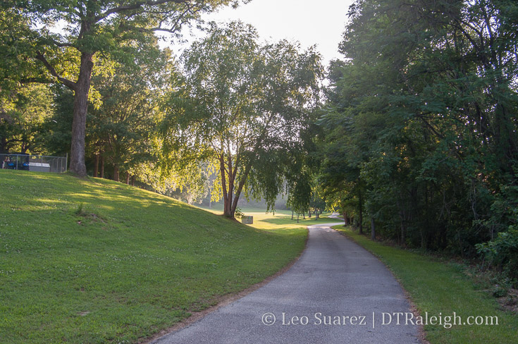 The Rocky Branch Greenway in Dorothea Dix Park.