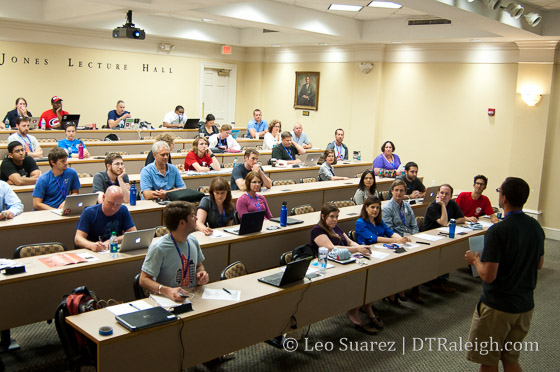 CityCamp presentations during the 2014 event.