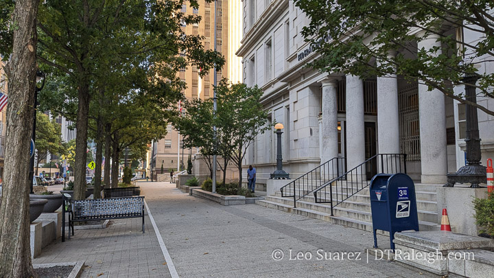 Photo of Fayetteville Street from 2023