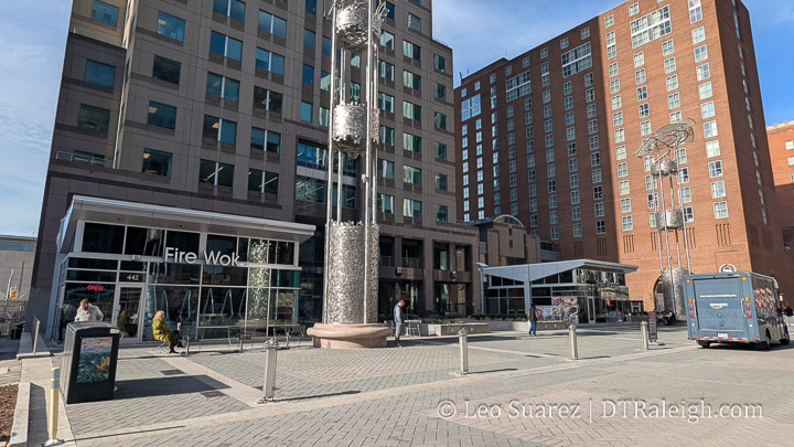 City Plaza on Fayetteville Street