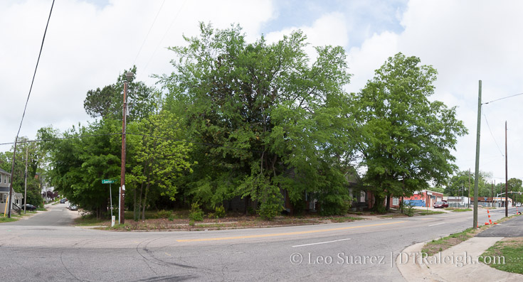 Corner of Dorothea Drive and Saunders Street, April 2017.