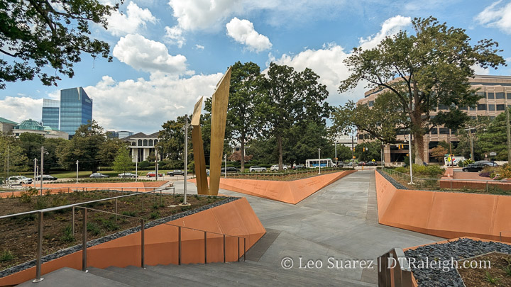 photo of freedom park in downtown Raleigh
