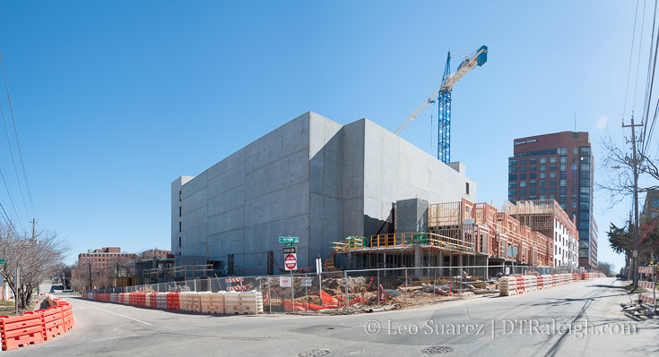 Southeast corner of Lane and Harrington Streets, February 2017