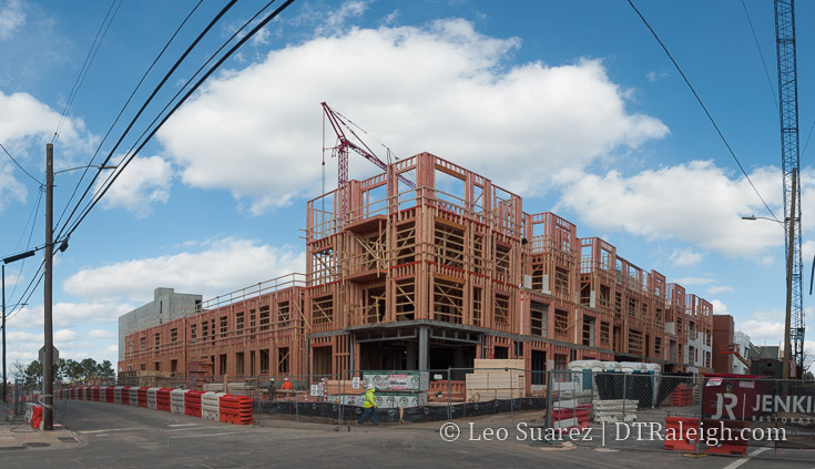 The Metropolitan Apartments under construction. March 2018.