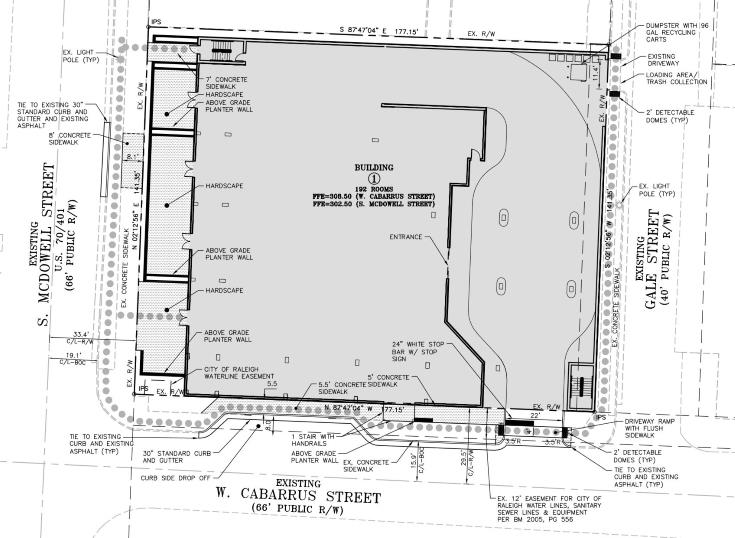 Site Plan from SR-003-17