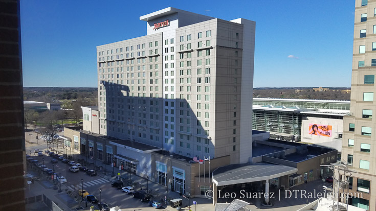 Marriott Hotel on Fayetteville Street