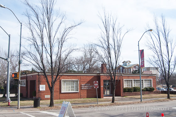 The Baptist Church Convention Headquarters on Wilmington Street.