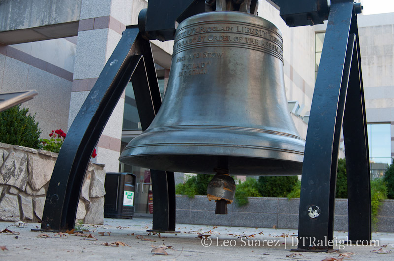 Raleigh's Liberty Bell replica