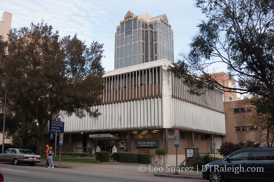 The News & Observer building in downtown Raleigh