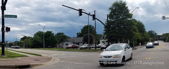 Corner of Hillsborough and Glenwood Avenue