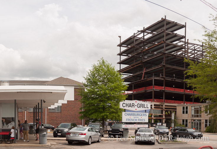 Char-Grill on Hillsborough Street. April 2018.