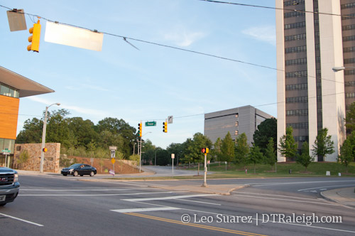 The intersection of Peace, Wilmington, Halifax, and Salisbury.