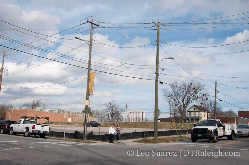 Corner of West and Jones Street.