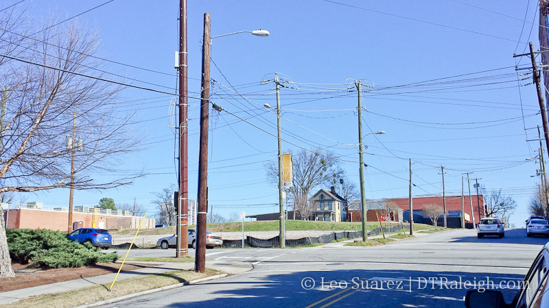 Intersection of West and Jones Streets.