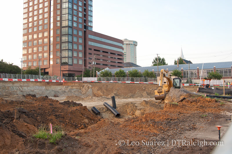 The Link Apartments construction site