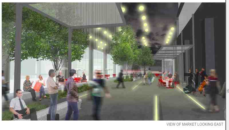 Rendering of Market Plaza