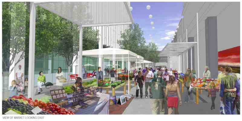 Rendering of Market Plaza