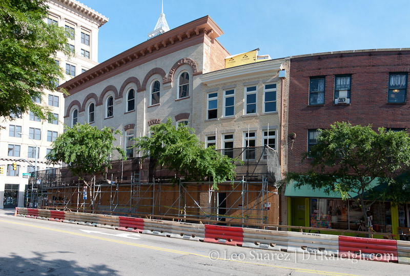 Building on West Hargett Street, May 2013