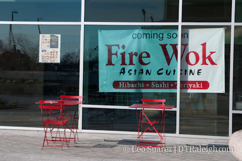 Fire Wok in City Plaza, Raleigh.