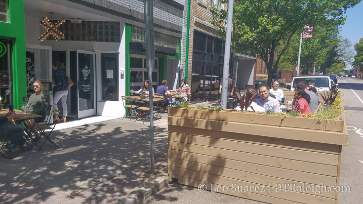 Parklet on Salisbury Street