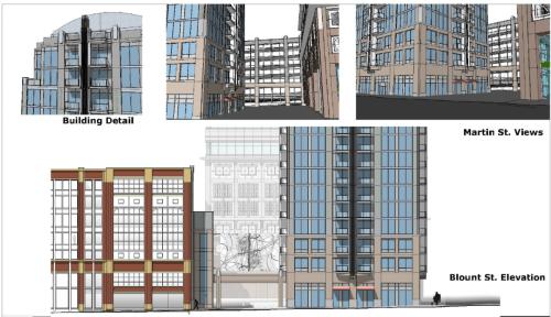 Skyhouse Apartments Raleigh rendering