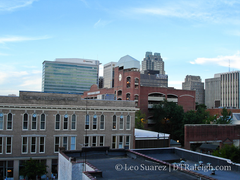 Downtown Raleigh, July 2006.