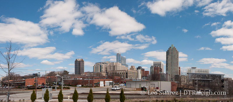 Raleigh Skyline in March 2013